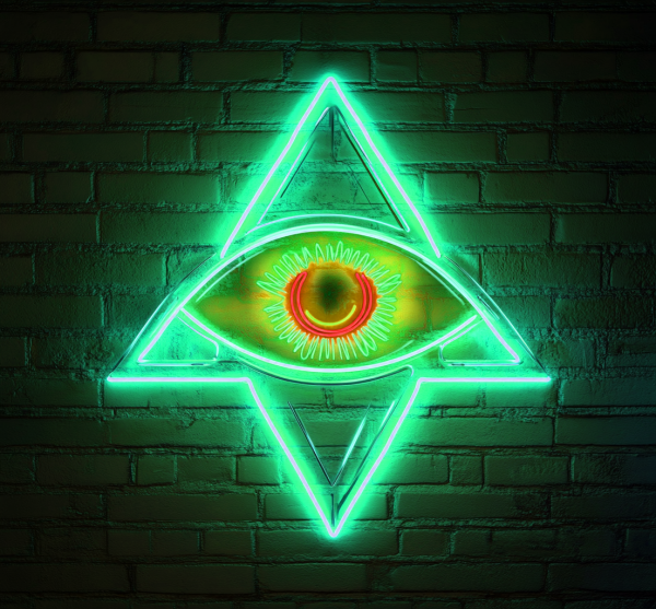 Four Corner Neon Decoration | Neon Wall Decoration | Essoteric Art Neon Light | Spiritual Symbol Neon Light | Mysterious Wall Neon Art | Neon Four Corners | Custom Neon Sign | Custom LED Sign - 图片 2