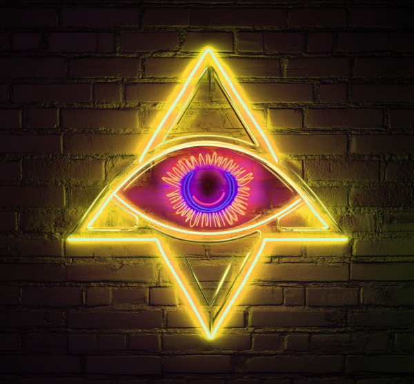 Four Corner Neon Decoration | Neon Wall Decoration | Essoteric Art Neon Light | Spiritual Symbol Neon Light | Mysterious Wall Neon Art | Neon Four Corners | Custom Neon Sign | Custom LED Sign - 图片 3