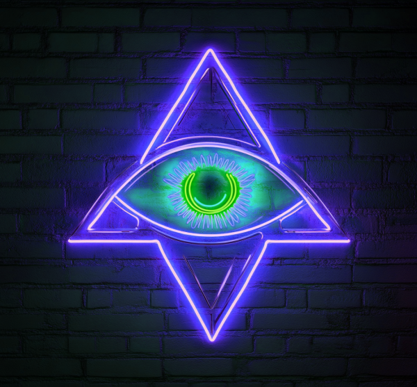 Four Corner Neon Decoration | Neon Wall Decoration | Essoteric Art Neon Light | Spiritual Symbol Neon Light | Mysterious Wall Neon Art | Neon Four Corners | Custom Neon Sign | Custom LED Sign - 图片 4