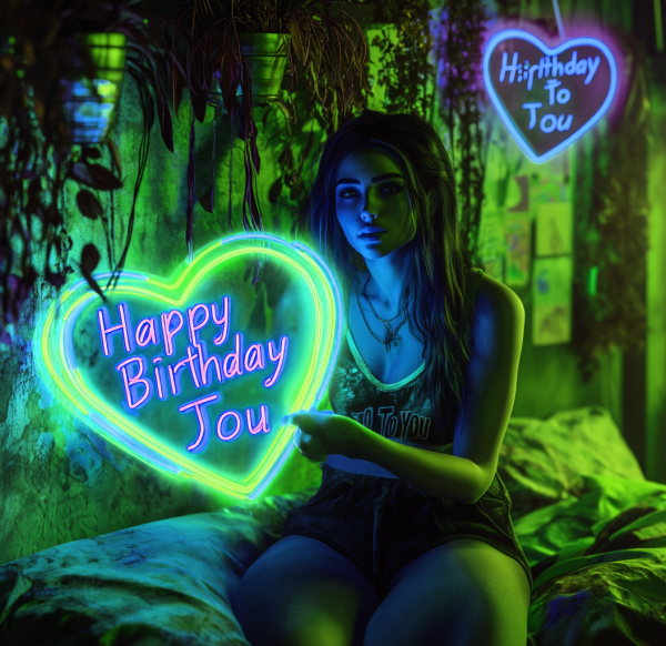 Happy Birthday Neon Light | Personalized Neon Light | Custom Neon Light | Neon Light | Custom Neon Light | Custom Neon Light | Room Decoration | Personalized Gift | Name Custom Happy Birthday Neon Light | Custom Neon Logo | Custom LED Logo - 图片 2