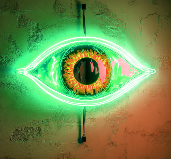 Eye Neon | Good Luck Sign | Evil Eye Neon | Spirit Light | Decorative Light | Custom neon sign | Custom led sign - 图片 2