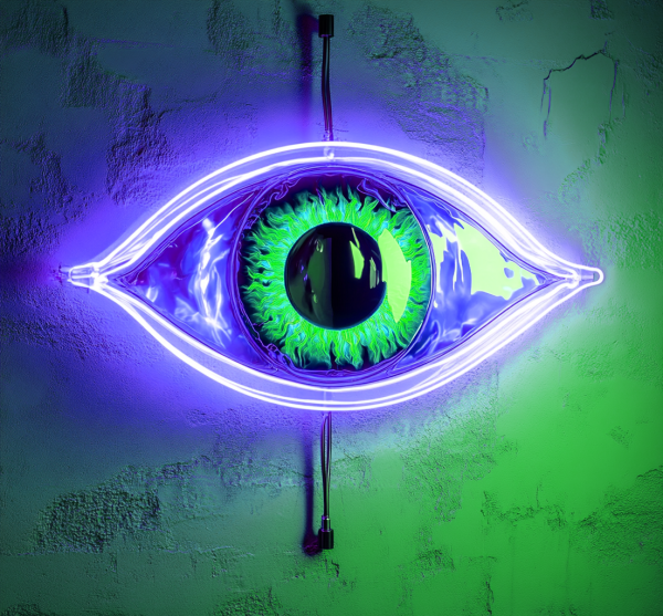 Eye Neon | Good Luck Sign | Evil Eye Neon | Spirit Light | Decorative Light | Custom neon sign | Custom led sign - 图片 3