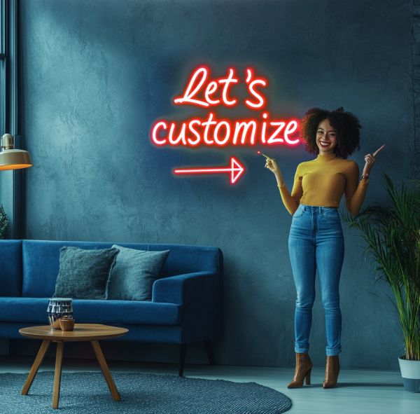Custom neon sign | Neon sign | Neon sign bedroom | LED neon sign | Wedding sign | Neon sign | Home decoration | Wall decoration | Personalized logo Customize neon sign decoration together l Custom neon sign | Custom led sign - 图片 3