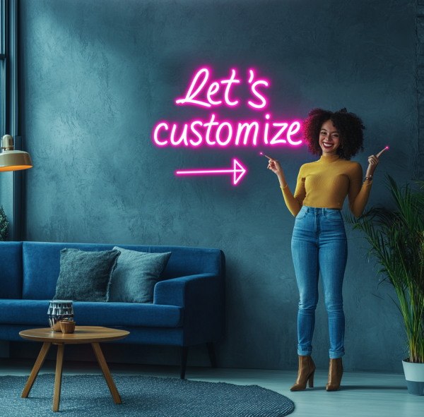 Custom neon sign | Neon sign | Neon sign bedroom | LED neon sign | Wedding sign | Neon sign | Home decoration | Wall decoration | Personalized logo Customize neon sign decoration together l Custom neon sign | Custom led sign - 图片 4