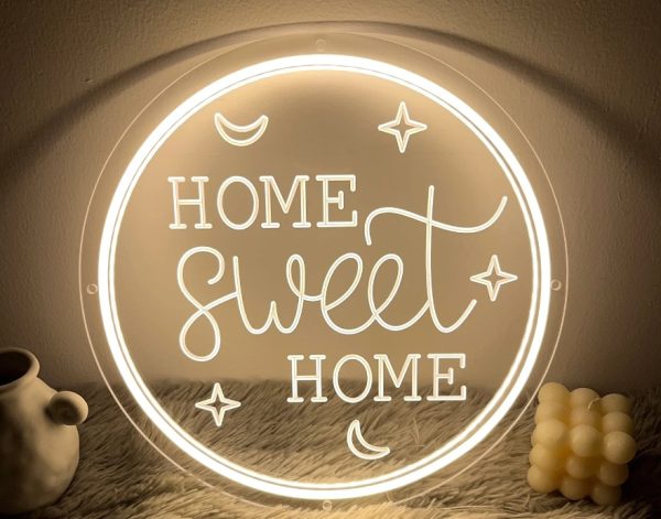 Custom Store Name Neon Logo | Store Name with Round Neon | LED Light | Custom neon sign | custom led sign