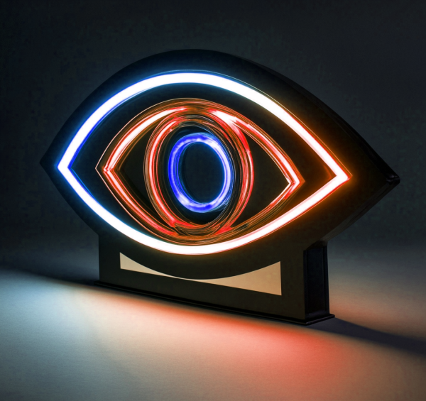 Evil Eye Custom Neon Sign | Wall Art Decoration | Anime Neon | Custom Neon Sign | Bedroom Neon | Party Neon | Bar Neon | Eye Neon Decoration | Custom neon sign | Custom led sign - 图片 2