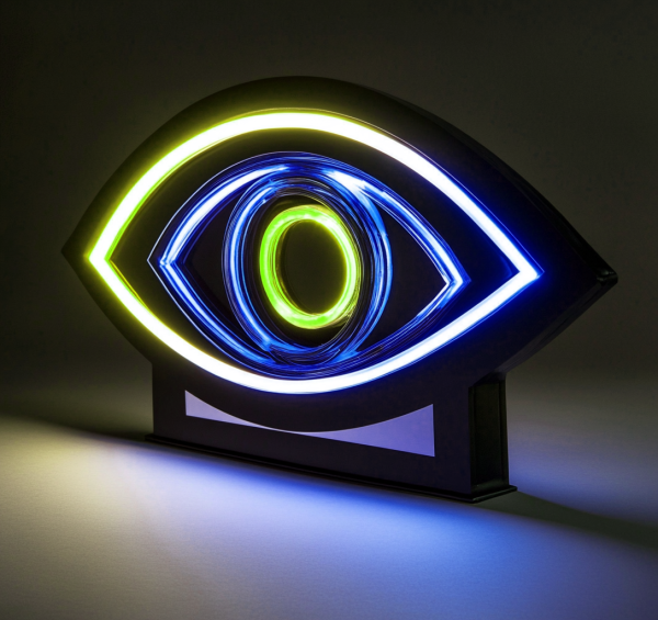 Evil Eye Custom Neon Sign | Wall Art Decoration | Anime Neon | Custom Neon Sign | Bedroom Neon | Party Neon | Bar Neon | Eye Neon Decoration | Custom neon sign | Custom led sign - 图片 4