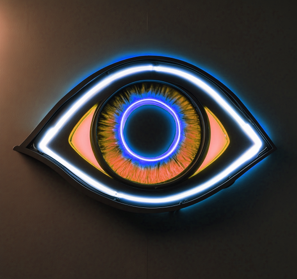 Eye Neon Logo | Beautiful Room Decoration | Personalized Gifts | Good Luck Logo | God's Eye Wall Decoration | Neon LED Lamp Wall Hanging Bedroom | Custom neon sign | Custom led sign - 图片 2