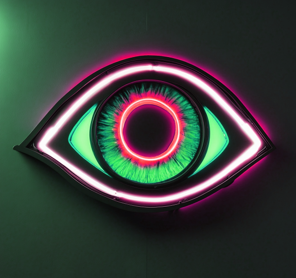 Eye Neon Logo | Beautiful Room Decoration | Personalized Gifts | Good Luck Logo | God's Eye Wall Decoration | Neon LED Lamp Wall Hanging Bedroom | Custom neon sign | Custom led sign - 图片 3