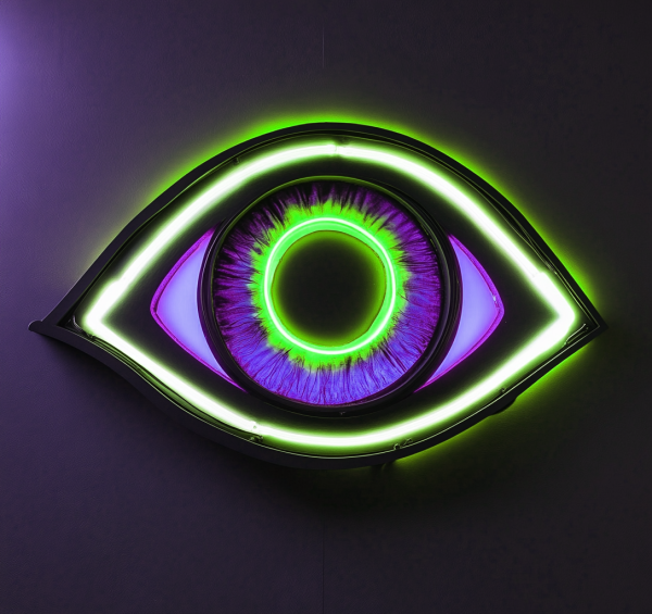 Eye Neon Logo | Beautiful Room Decoration | Personalized Gifts | Good Luck Logo | God's Eye Wall Decoration | Neon LED Lamp Wall Hanging Bedroom | Custom neon sign | Custom led sign - 图片 4