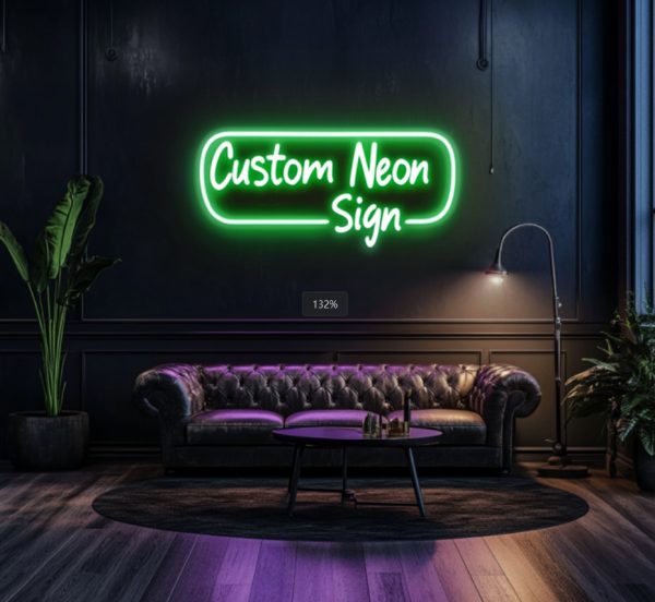 Large Custom Neon Signboard | Suitable for Bedroom Wall Decoration | Shop Festival | Display Personalized LED | Name Light Dimmable Light Glowing | Letter Happy Wedding | Birthday Party | Gift Bar Logo Lighting Advertising l Custom neon sign | Custom led sign