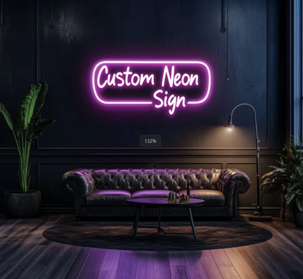 Large Custom Neon Signboard | Suitable for Bedroom Wall Decoration | Shop Festival | Display Personalized LED | Name Light Dimmable Light Glowing | Letter Happy Wedding | Birthday Party | Gift Bar Logo Lighting Advertising l Custom neon sign | Custom led sign - 图片 3