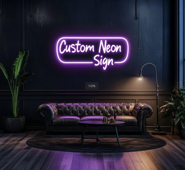 Large Custom Neon Signboard | Suitable for Bedroom Wall Decoration | Shop Festival | Display Personalized LED | Name Light Dimmable Light Glowing | Letter Happy Wedding | Birthday Party | Gift Bar Logo Lighting Advertising l Custom neon sign | Custom led sign - 图片 2