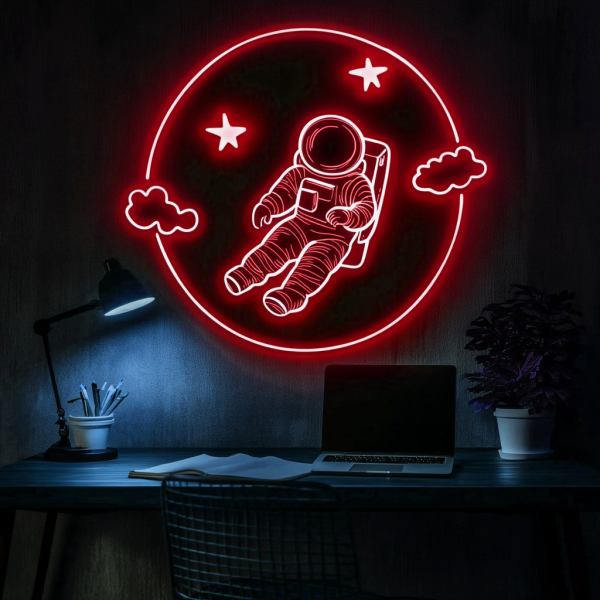 Explore Galaxy Glowing Neon Wall Art | Ideal for Science Fiction Lovers | Cosmic Neon | Custom Neon Logo | Custom LED Logo - 图片 3