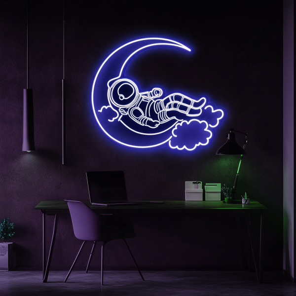 Astronaut Neon | Astronaut Art Neon Decoration | Best Gift for Boyfriend | Custom Neon | Wall Neon Decoration | Bedroom Decoration | Custom Neon Sign | Custom LED Logo - 图片 2