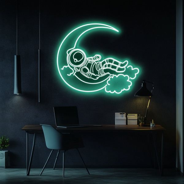 Astronaut Neon | Astronaut Art Neon Decoration | Best Gift for Boyfriend | Custom Neon | Wall Neon Decoration | Bedroom Decoration | Custom Neon Sign | Custom LED Logo