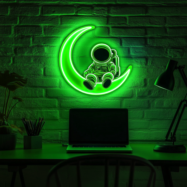 Astronaut neon sign | neon sign acrylic art | custom neon sign | UV printed neon sign art | wall decoration | suitable for bar bar store club garage bedroom | Custom neon sign | Custom led sign - 图片 3