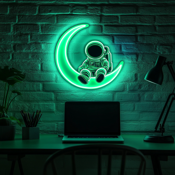 Astronaut neon sign | neon sign acrylic art | custom neon sign | UV printed neon sign art | wall decoration | suitable for bar bar store club garage bedroom | Custom neon sign | Custom led sign