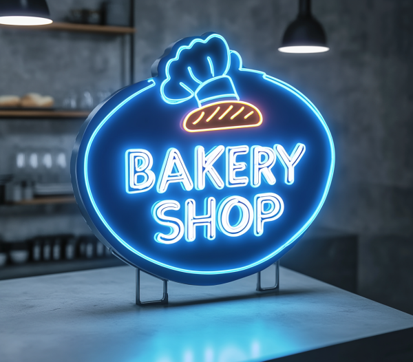 Neon Bakery Signboard | Bakery Decorative LED Light | Cafe Dessert Decoration Welcome Sign | Business Neon Sign | Custom Neon Sign | Custom LED Logo