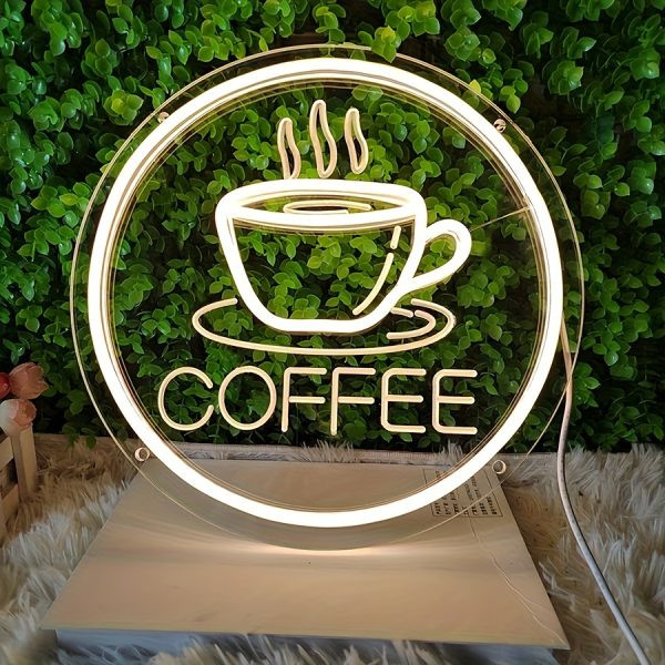 Kitchen Custom Coffee Bar Signage | Custom Coffee Decoration | Carved Neon Light | Coffee Lovers Gifts | Cafe Signboard | Cafe Bar Signage | Custom neon sign | custom led sign