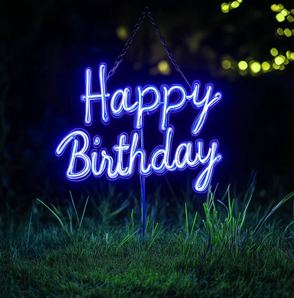 Happy Birthday Neon | Birthday Party LED Neon | Party Decorative Wall Art | Personalized Gifts | Custom neon sign | Custom led sign - 图片 3