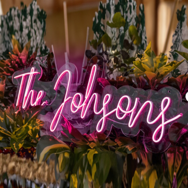 Customized neon logo for wedding logo | Customized LED neon for wall decoration | Wedding bedroom home decoration | Personalized neon for party birthday gift | Name lamp store commercial large logo neon logo l Custom neon sign | Custom led sign - 图片 2