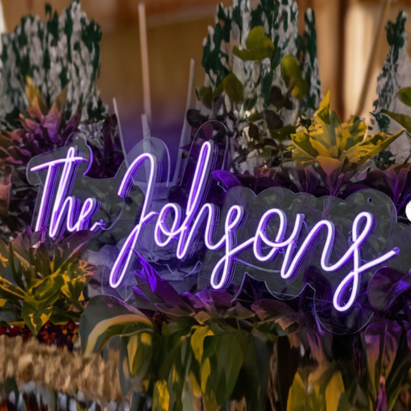 Customized neon logo for wedding logo | Customized LED neon for wall decoration | Wedding bedroom home decoration | Personalized neon for party birthday gift | Name lamp store commercial large logo neon logo l Custom neon sign | Custom led sign - 图片 3