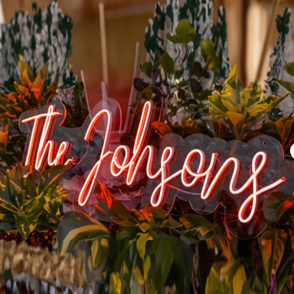 Customized neon logo for wedding logo | Customized LED neon for wall decoration | Wedding bedroom home decoration | Personalized neon for party birthday gift | Name lamp store commercial large logo neon logo l Custom neon sign | Custom led sign - 图片 4