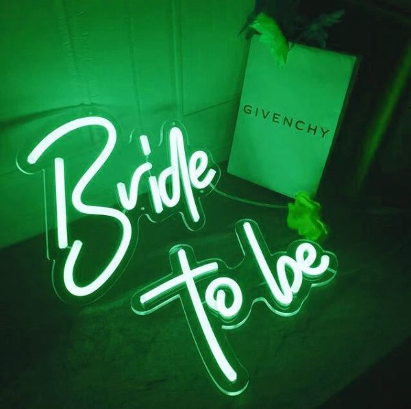Neon Bride Pending Sign | LED Dimmable | Wedding Lighting Letter Sign | Wall Art Decoration | Wedding | Home | Bedroom | Anniversary Proposal | Birthday Party Decoration  l Custom neon sign | Custom led sign - 图片 3