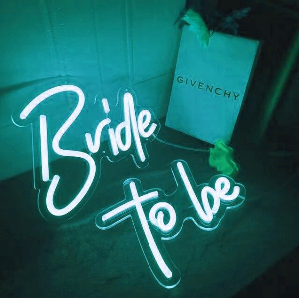 Neon Bride Pending Sign | LED Dimmable | Wedding Lighting Letter Sign | Wall Art Decoration | Wedding | Home | Bedroom | Anniversary Proposal | Birthday Party Decoration  l Custom neon sign | Custom led sign - 图片 4