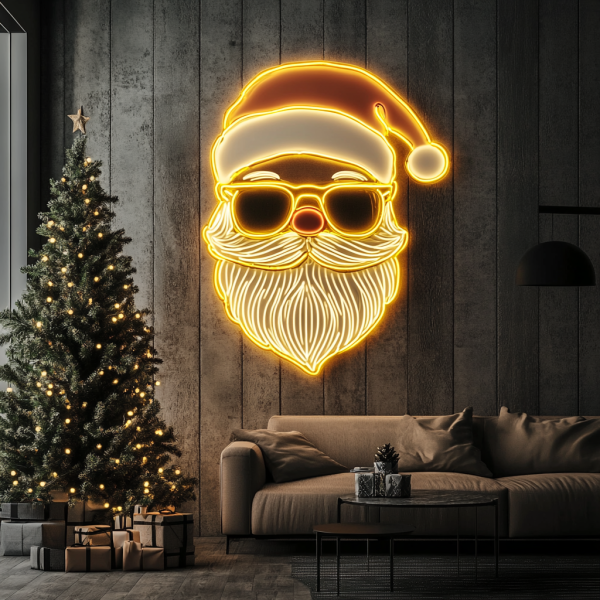 Christmas neon sign | Christmas neon | wall decoration | Santa LED neon | color LED neon | bedroom neon | bedroom children's room bar decoration | Custom neon sign | Custom led sign - 图片 2