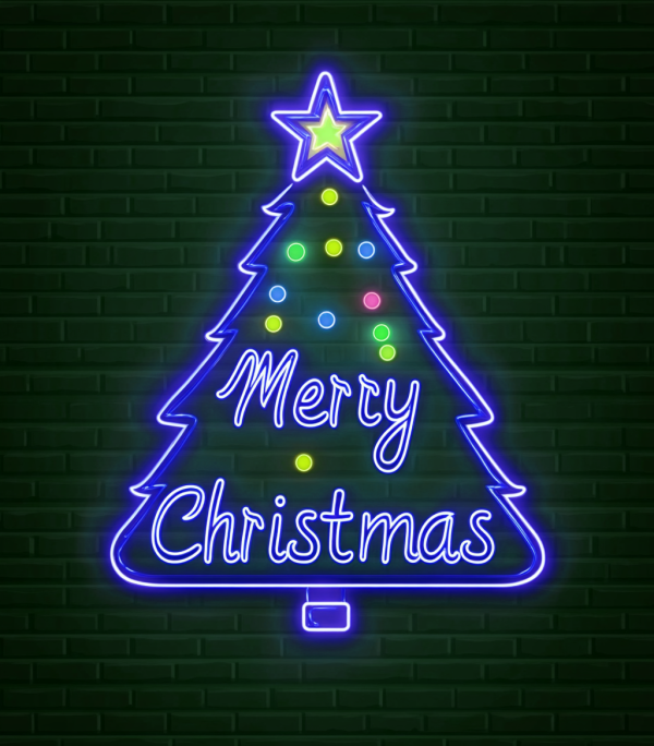 Christmas Tree Neon | LED Neon Wall Decoration | Suitable for Holiday Decoration | Christmas Tree Light | Holiday Neon | Unique Christmas Gifts for Home and Office | Custom neon sign | Custom led sign - 图片 4