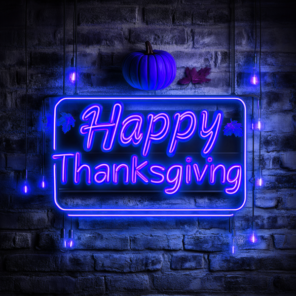 Thanksgiving Decorative Neon | Thanksgiving Party Decoration | Thanksgiving Logo | Gift Neon | Pumpkin Logo | Custom Neon Logo | Custom LED Logo - 图片 3