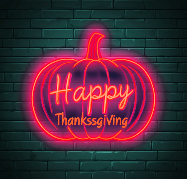 Happy Thanksgiving Neon | Thanksgiving Neon | Pumpkin Decorative Logo | Thanksgiving Decorative Wall | Custom Neon | Happy Thanksgiving Sign | Custom Neon Logo | Custom LED Logo - 图片 2