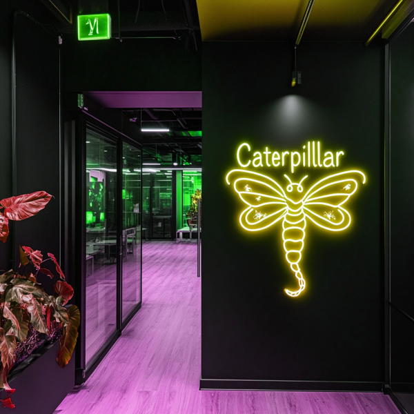 Custom insect neon light | butterfly, ladybug, bee, dragonfly, ant, firefly, caterpillar wall decoration  | Custom neon sign | Custom LED sign - 图片 3