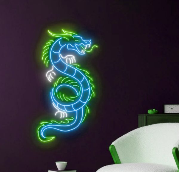 Dragon Neon LED Light | Year of the Dragon Custom Neon Light | New Year Decoration | Lunar New Year Dragon Decoration | Restaurant Decoration | Custom Neon Logo | Custom LED Logo - 图片 2