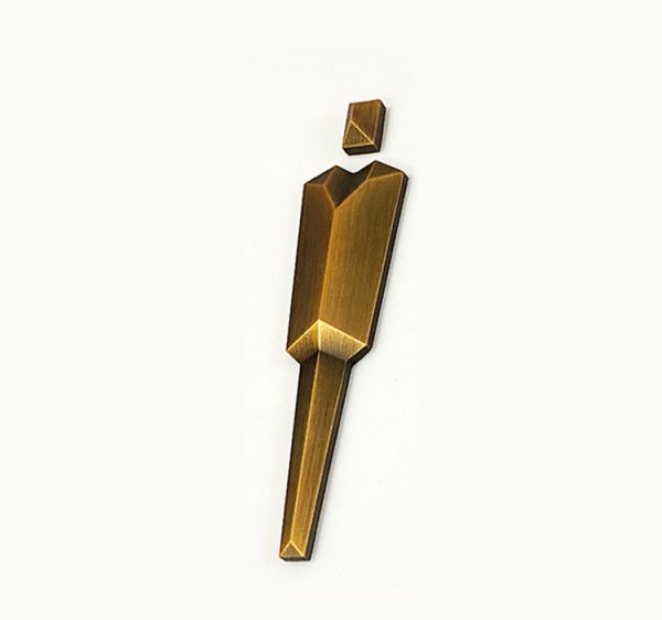 Customized high-end series luxury 3D metal signage | bathroom signage | bathroom signage | bathroom signage | toilet signage | door signage | hotel signage - 图片 3