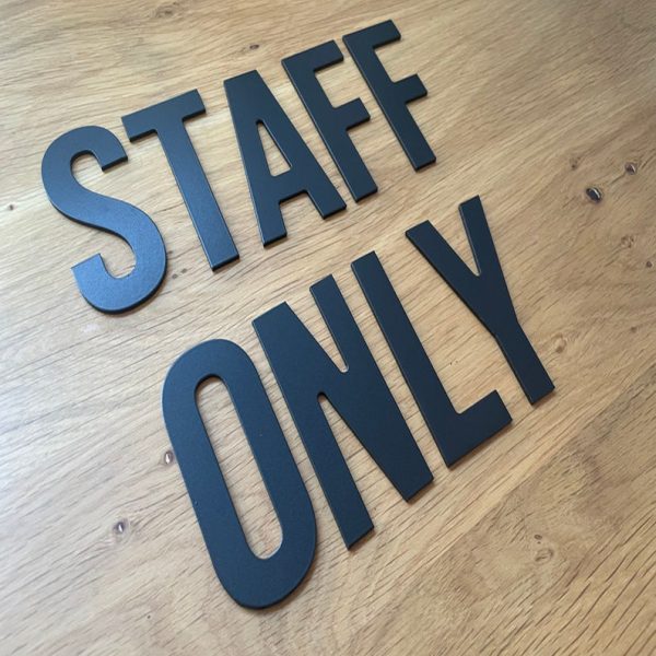 Suitable for hotels | bars | restaurants | wall letters | metal cut words | 3D metal letters with custom sizes | 3D metal letters for doors | 3D metal letters for wall signs - 图片 3