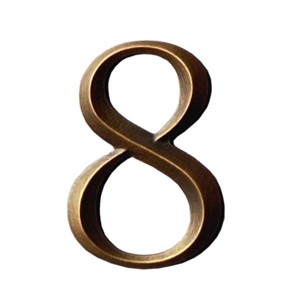 Customized 3D three-dimensional bronze alphanumeric | personalized metal lettering | retro business logo | store logo | home decoration - 图片 3