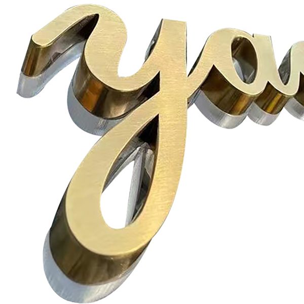 3D metal back glowing word door signboard | mini back glowing word acrylic billboard | company image wall customization - 图片 4