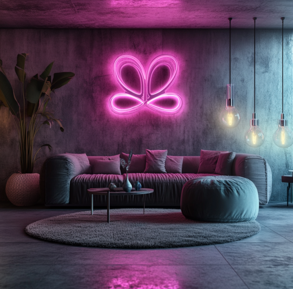 Lucky Four Petal Neon | St. Patrick's Day Decoration | St. Patrick's Day Neon | Four Petal Neon | St. Patrick's Day LED Light | Room Sign Decoration | Custom neon sign | Custom led sign