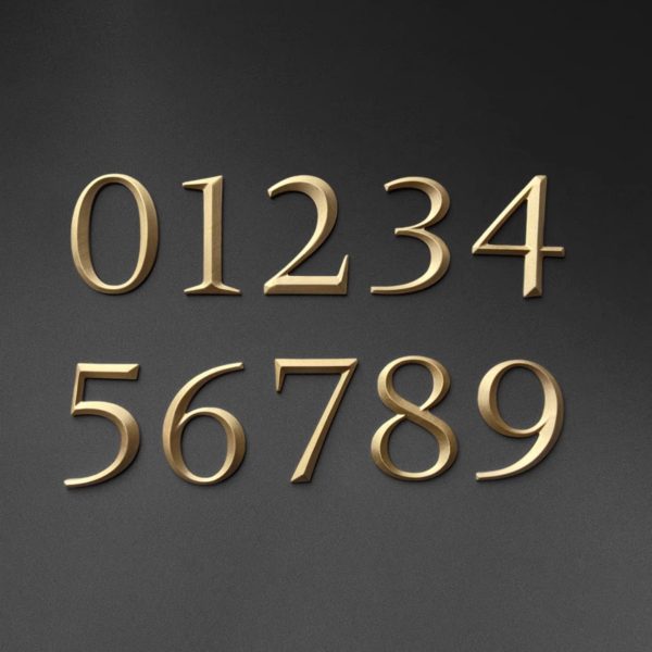 Custom metal sign brass alphanumeric | 3D letter gold letter business sign | wall sign | brass letter | bras board outdoor metal signboard signboard