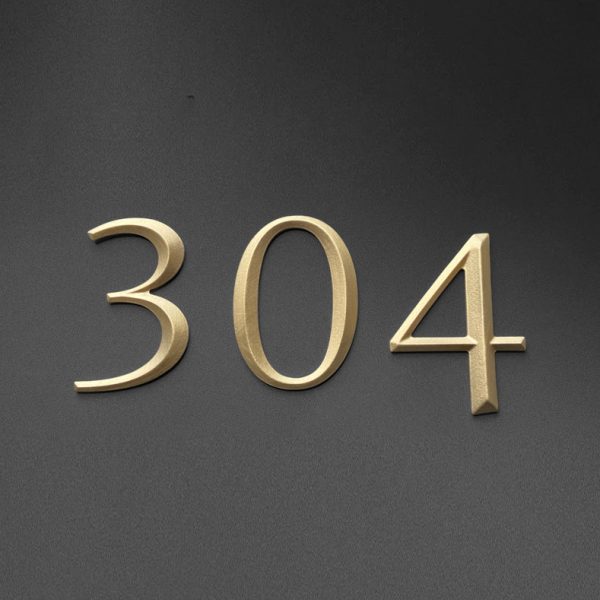 Custom metal sign brass alphanumeric | 3D letter gold letter business sign | wall sign | brass letter | bras board outdoor metal signboard signboard - 图片 3