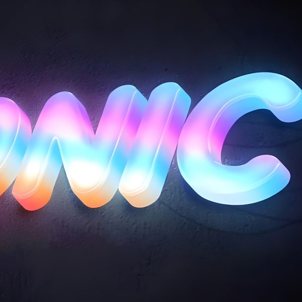 Customized 3D shiny three-dimensional alphanumeric | glossy alphabet | colorful luminous font alphabet | storefront company luminous logo alphabet text signage - 图片 3