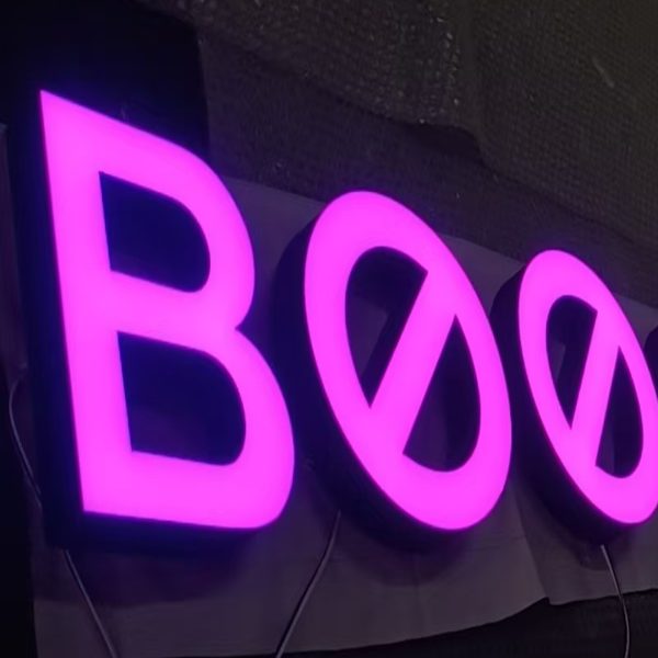 Customized 3D Backlit Business Logo | LED Letter Signage | Glowing 3D Letter | Metal Backlit Logo | LED Business Logo - 图片 4