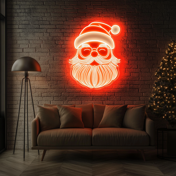 Christmas Neon | Santa Acrylic Neon | Custom Christmas Neon | Bedroom Neon | New Year's Neon | Christmas Gifts | Christmas Decoration Room | Custom neon sign | Custom led sign