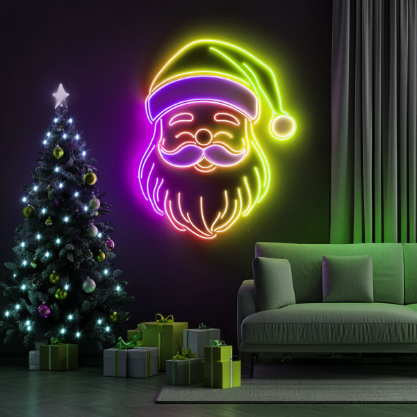 Santa Neon | Christmas Decoration | Christmas Neon | Bedroom Neon | New Year's Neon | Christmas Gift | Christmas Decoration Room | Custom neon sign | Custom led sign - 图片 4