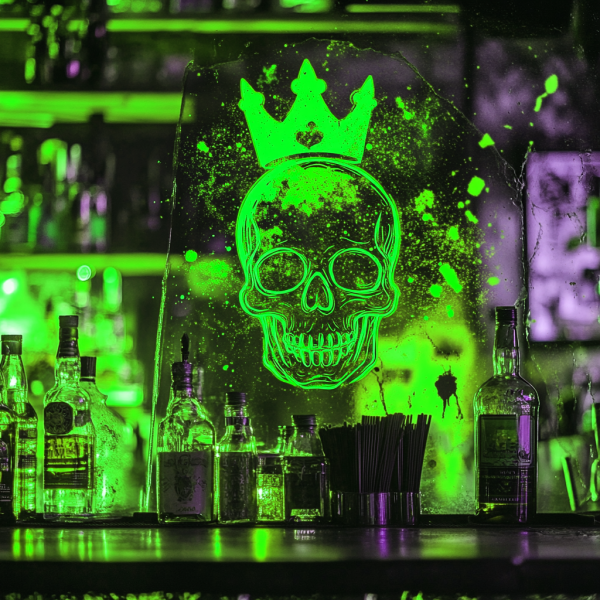 Custom Halloween King Skull Crown LED Neon | Personalized King Skull with Crown Neon Sign | Home Decoration | Skull Halloween Decoration | Custom neon sign | Custom led sign - 图片 3
