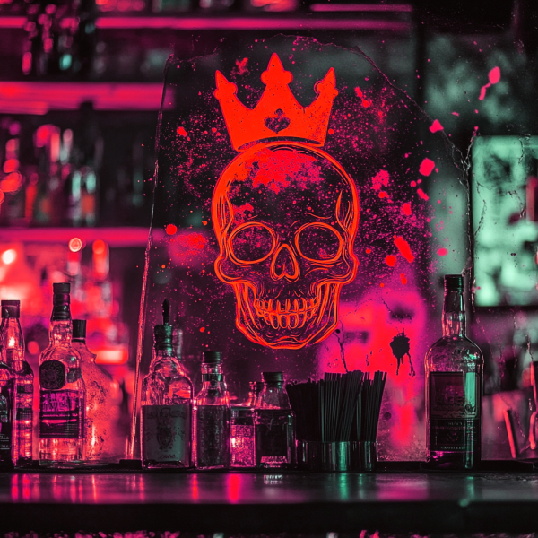 Custom Halloween King Skull Crown LED Neon | Personalized King Skull with Crown Neon Sign | Home Decoration | Skull Halloween Decoration | Custom neon sign | Custom led sign - 图片 4