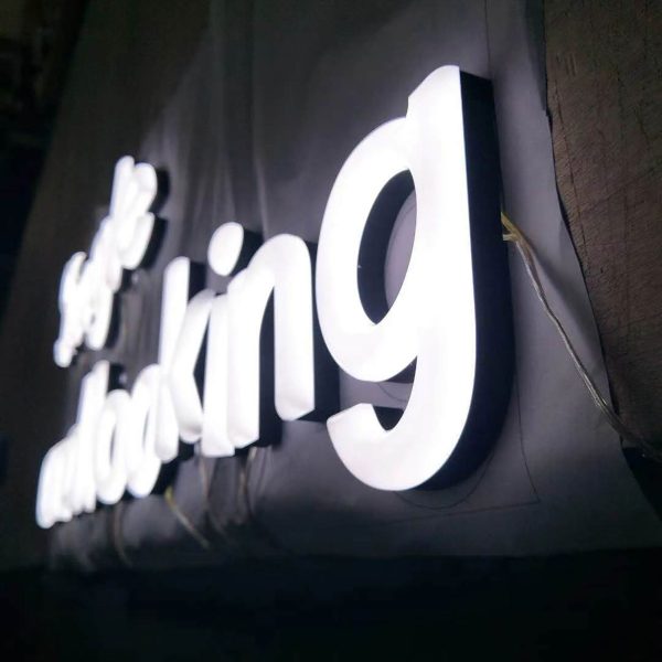 Custom 3D Luminous Logo - Acrylic for Offices | Stores and Studios | Metal Personalized LED Wall Letters - 图片 3
